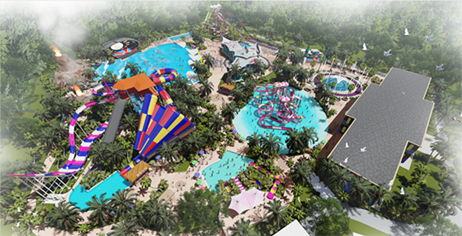广州昊至泉缅甸FREEDOM WATER PARK水上乐园项目-设备安装如火如荼